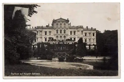 0-2353 PUTBUS / Rügen, Schloß, 30er Jahre, Verlag Marre