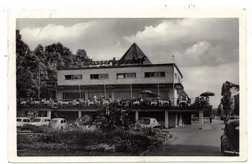 [Ansichtskarte] 4330 MÜLHEIM / Ruhr, Wasserbahnhof, 50er Jahre, VW - Käfer, MERCEDES - BENZ. 