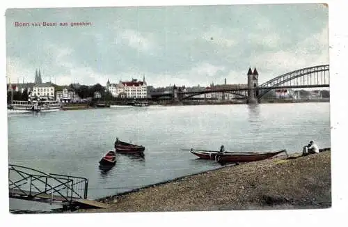 [Ansichtskarte] 5300 BONN von Beuel aus gesehen, KD - Dampfer, Verlag Schaar & Sathe. 