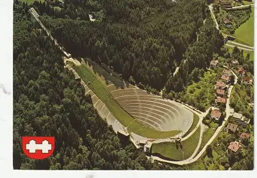 WINTERSPORT - SKISPRINGEN, Olympia - Schanze Innsbruck, Luftaufnahme