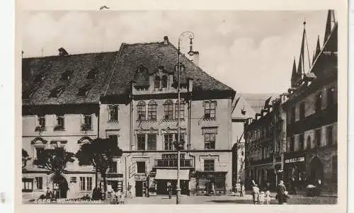 [Ansichtskarte] BÖHMEN & MÄHREN - EGER / CHEB, Wallensteinhaus. 
