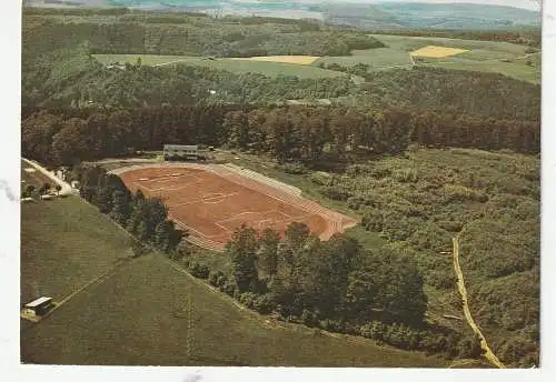 5410 HÖHR - GRENZHAUSEN, Fussball - Stadion "Moorsberg-Stadion", Luftaufnahme