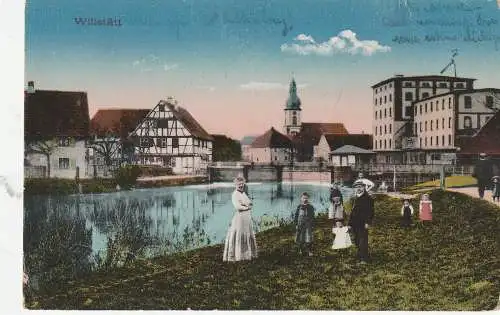 7608 WILLSTÄTT, Partie an der Kinzig, 1922