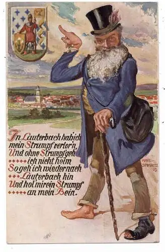 6420 LAUTERBACH, Strumpflied, Verlag Mandt