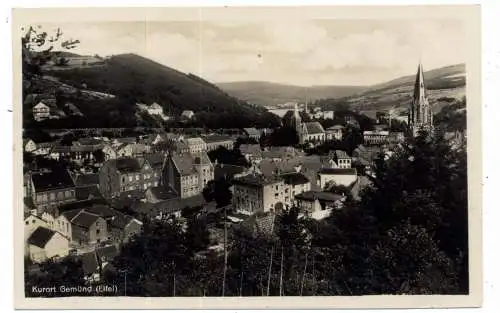 [Ansichtskarte] 5372 GEMÜND, Blick über den Ort, 1932, Verlag Fischer. 