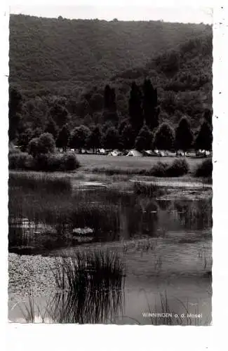 [Ansichtskarte] 5406 WINNINGEN, Blick auf den Campingplatz, 1961. 