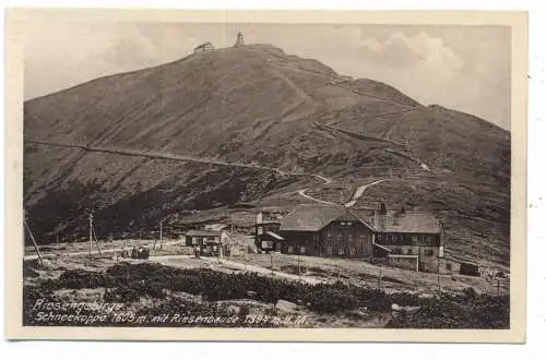 NIEDER-SCHLESIEN - SCHNEEKOPPE / SNEZKA, Schneekoppe und Riesenbaude, Verlag Höckendorf