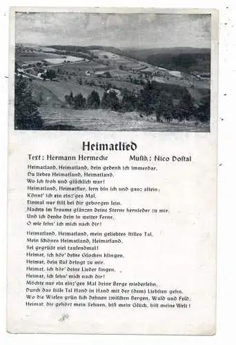 MUSIK - LIEDER, "Heimatlied" Hermecke / Dostal