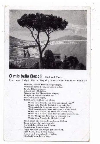 MUSIK - LIEDER, "O mia bella Napoli"