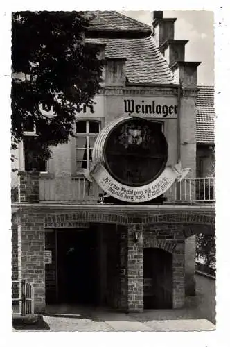 [Ansichtskarte] 5486 ALTENAHR - MAYSCHOSS, Eingang Mayschosser Winzer Verien, 1956. 