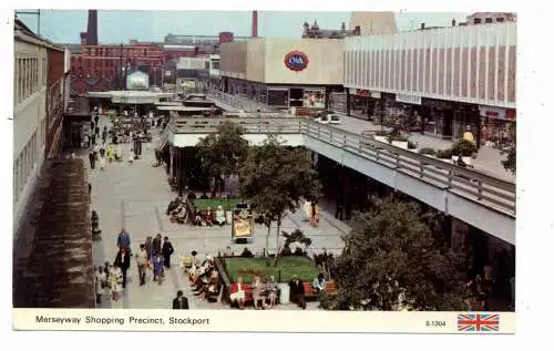 UK - ENGLAND - CHESHIRE - STOCKPORT, Merseyway Shopping Precinct, C & A Kaufhaus
