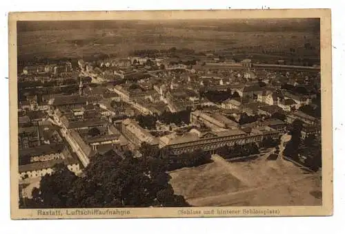 7550 RASTATT, Zeppelin - / Luftschiffaufnahme 1914, Feldpost
