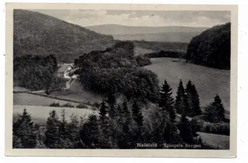 [Ansichtskarte] 4800 BIELEFELD, Spiegels Bergen, 1953. 
