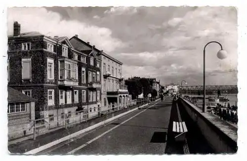 [Ansichtskarte] 5450 NEUWIED, Deichpromenade 1957. 
