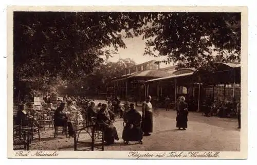 5483 BAD NEUENAHR - AHRWEILER, Kurgarten mit Trink- und Wandelhalle, reger Kurbetrieb