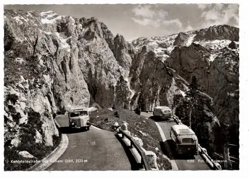 [Ansichtskarte] OMNIBUS - Postbusse, Kehlsteinstrasse. 