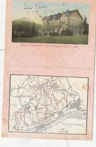 5330 KÖNIGSWINTER - MARGARETHENHÖHE, Sophienhof, ca. 1905, Mittelknick