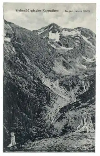 RUMÄNIEN - OBER - BORNBACH / PORUMBACU DE SUS, NEGOI - Siebenbürgische Karpathen, 1917