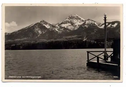 [Ansichtskarte] A 9584 FINKENSTEIN am Faaker See, Mittagskogel, 1939. 