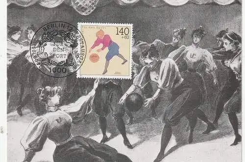 SPORT - BASKETBALL, 100 Jahre Basketball 1991, Maximum-Karte