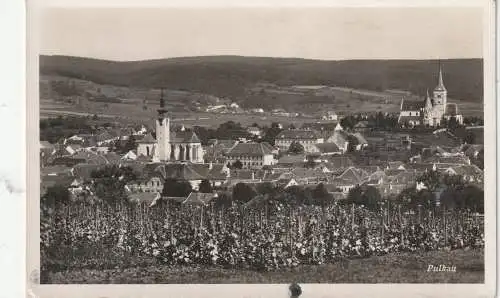 A 3741 PULKAU, Blick aus den Weinbergen, 1940