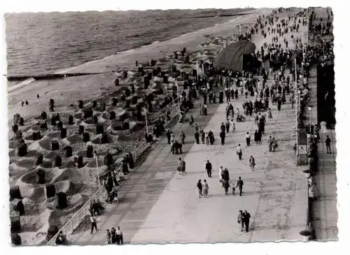 [Ansichtskarte] 2280 SYLT - WESTERLAND, Kurstrand mit Musikpavillon, 1958. 
