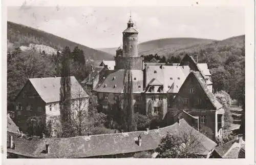 6470 BÜDINGEN, Schloß und Umgebung 1955