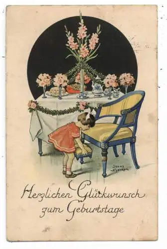 [Ansichtskarte] KINDER / CHILDREN, Künstler-Karte Jenny Nyström, 1929. 