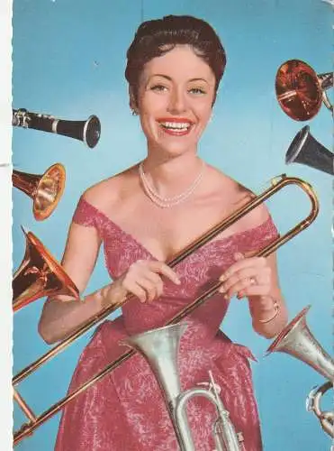 [Ansichtskarte] MUSIK - CATHARINA VALENTE, 50er Jahre. 