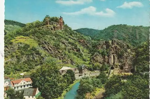 [Ansichtskarte] 5486 ALTENAHR, Partie an den 3 Tunnels, Burg Are, 1967. 