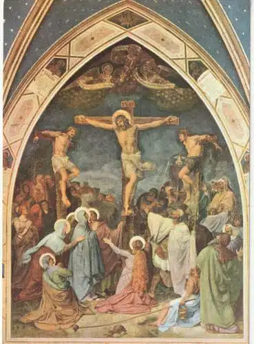 [Ansichtskarte] 5480 REMAGEN, Apollinariskirche - Franziskanerkloster, Kreuzigung Christi. 