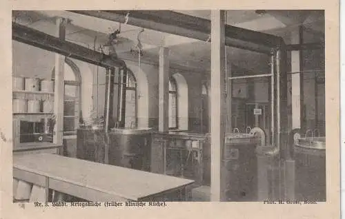 [Ansichtskarte] 5300 BONN, Städtische Kriegsküche (früher klinische Küche), 1918, Verlag Gross - Bonn. 
