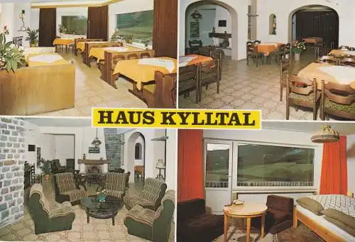 [Ansichtskarte] 5524 ZENDSCHEID, Cafe - Pension Haus Kylltal. 