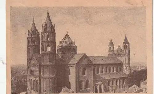 [Ansichtskarte] 6520 WORMS, Dom, WHW 1933 / 34. 