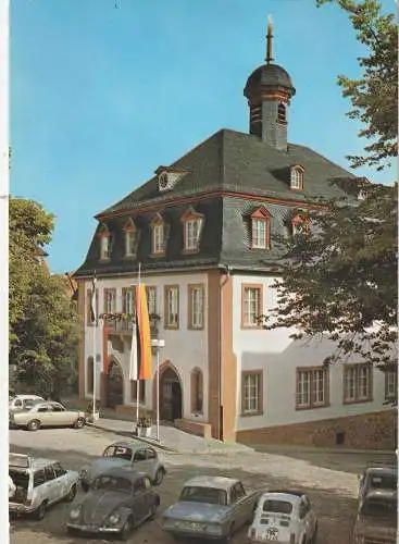 6460 GELNHAUSEN, Rathaus, VW - Käfer, FIAT 500