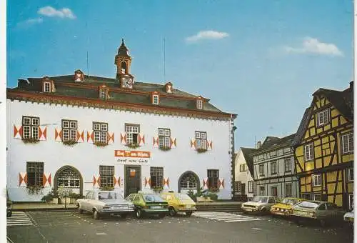 [Ansichtskarte] 5460 LINZ, Rathaus, Oldtimer. 