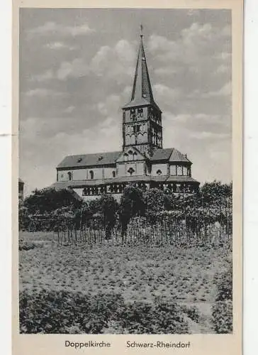 [Ansichtskarte] 5300 BONN - BEUEL - SCHWARZRHEINDORF, Doppelkirche, 50er Jahre. 