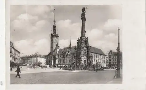 [Ansichtskarte] BÖHMEN & MÄHREN - OLMÜTZ / OLOMOUC, Adolf Hitler Platz / Namesti Adolfa Hitlera, deutsche Feldpost 1941. 