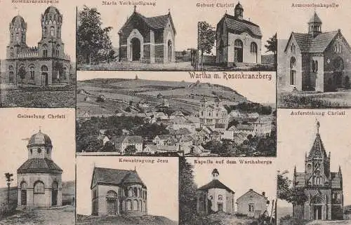 NIEDER - SCHLESIEN - WARTHA / BARDO, 9 Ansichten, Verlag Welzel