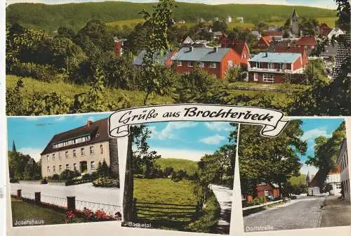[Ansichtskarte] 4542 TECKLENBURG - BROCHTERBECK, Dorfstrasse, Josefshaus, Gesamtansicht... 