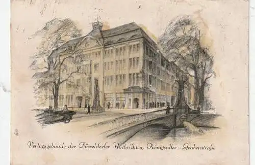 4000 DÜSSELDORF, Königsallee, Verwaltungsgebäude Düsseldorfer Nachrichten