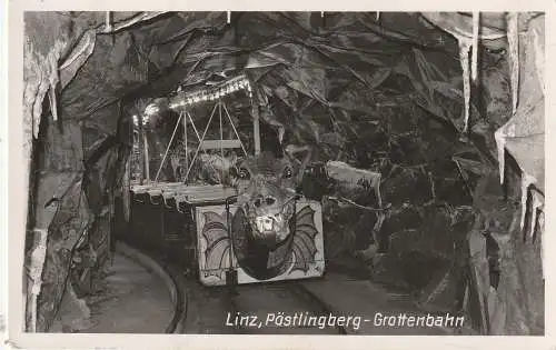 A 4000 LINZ - PÖSTLINGBERG, Grottenbahn / Drache, Photo Schwarz