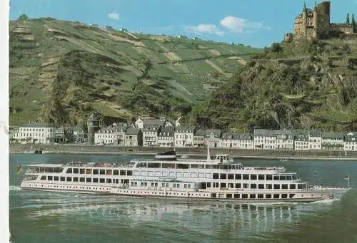 [Ansichtskarte] BINNENSCHIFFE - RHEIN, KÖLN - DÜSSELDORFER "RHEIN". 