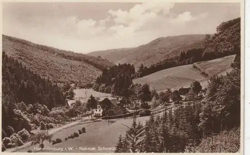 [Ansichtskarte] 5800 HAGEN - HOHENLIMBURG, Sommerfrische Nahmer Schweiz, 1935. 