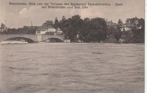 7888 RHEINFELDEN, badisches Ufer, 1925