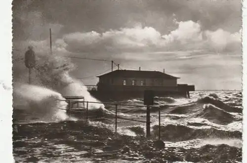 2000 HAMBURG, - BLANKENESE, Sturmflut, 1957