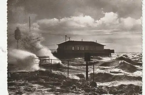 2000 HAMBURG, - BLANKENESE, Sturmflut, 1957