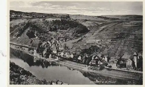 5401 KOBERN - GONDORF, Blick auf Gondorf 1938
