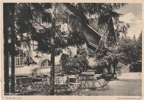 [Ansichtskarte] 0-9900 PLAUEN, Touristenhaus, 1935. 