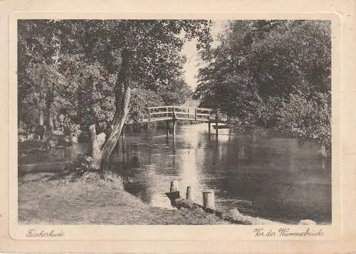 [Ansichtskarte] 2802 OTTERSBERG - FISCHERHUDE, Vor der Wümmebrücke. 